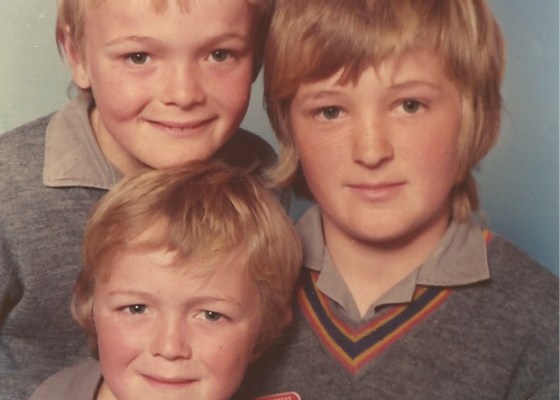 Me, Dominic and Alexander at St Teresas