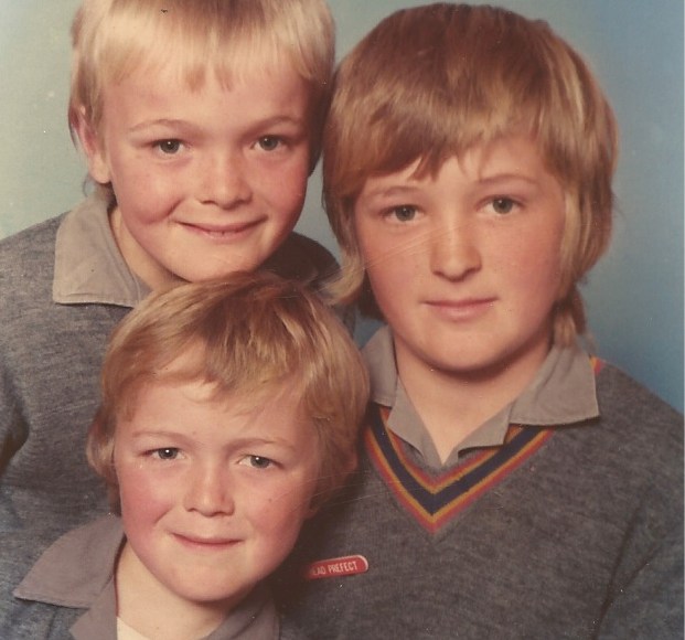 Me, Dominic and Alexander at St Teresas