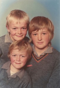 Me, Dominic and Alexander at St Teresas