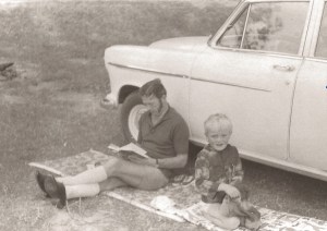 Dad, me and a Holden