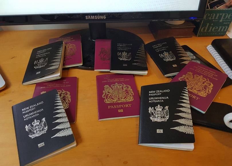 Pile of Passports